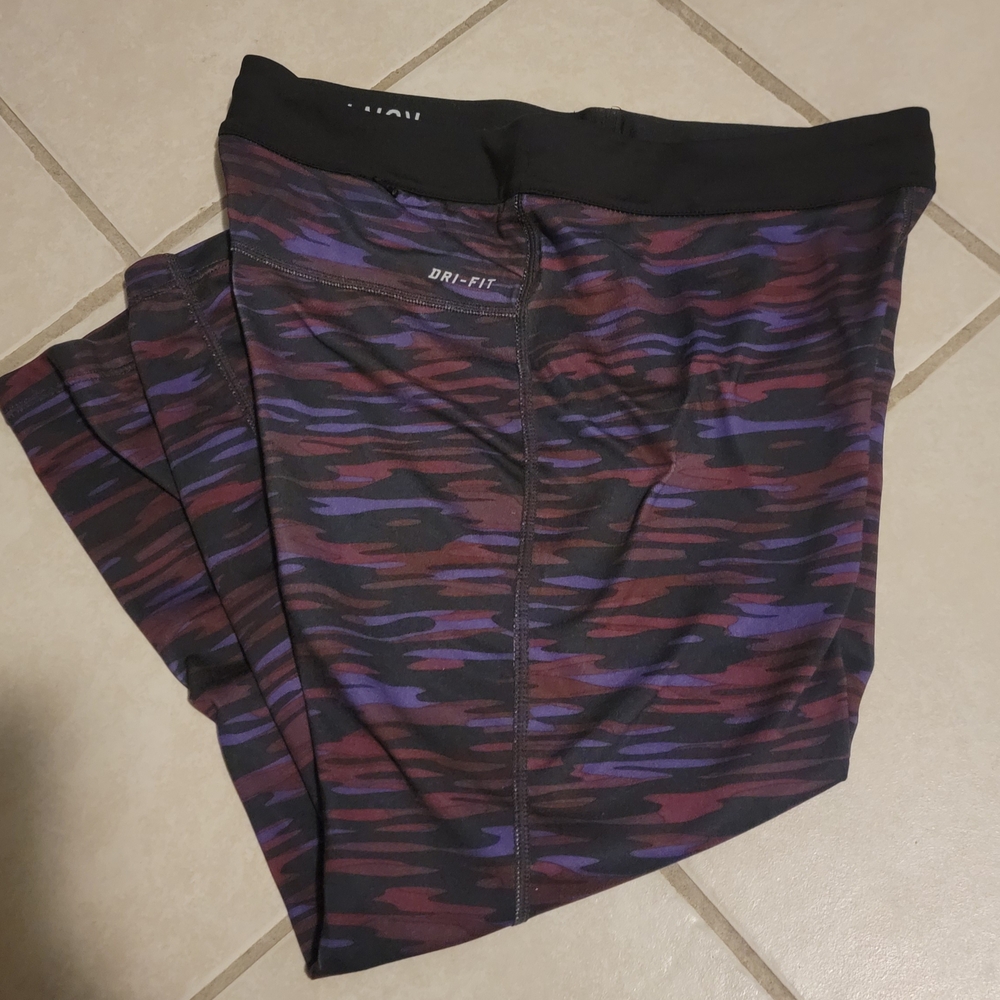 Dri-Fit Black and Gray Athletic Shorts